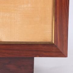 A French Modernist two door parquetry cabinet C 1960 - 2391945