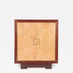 A French Modernist two door parquetry cabinet C 1960 - 2392861