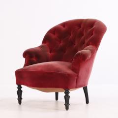 A French Napoleon III Lounge Chair C 1860  - 4338180