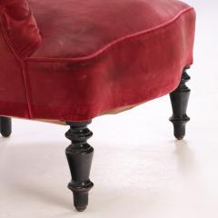 A French Napoleon III Lounge Chair C 1860  - 4338182