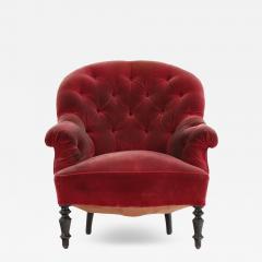 A French Napoleon III Lounge Chair C 1860  - 4338217