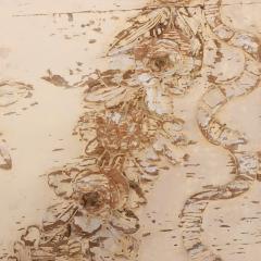 A French Neoclassical style Painted Wood Trumeau Mirror C 1890  - 4541013