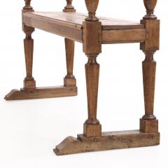 A French Oak Architectural Bench C 1880  - 4324752