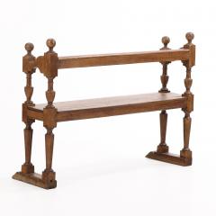 A French Oak Architectural Bench C 1880  - 4324753