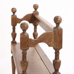 A French Oak Architectural Bench C 1880  - 4324754