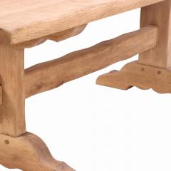 A French Oak Dining Room Table C 1960  - 4278169