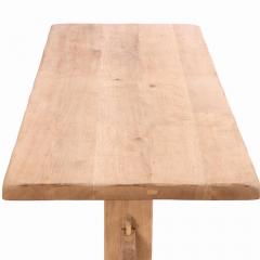 A French Oak Dining Room Table C 1960  - 4278170