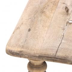 A French Oak Farm Trestle Table 19th C  - 4312616