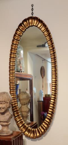 A French Oval Giltwood Mirror circa 1950 - 4776154