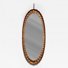 A French Oval Giltwood Mirror circa 1950 - 4777530