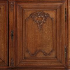 A French Provincial Oak Two Door Server Buffet C 1880  - 4649304
