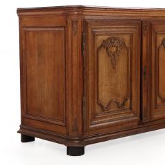 A French Provincial Oak Two Door Server Buffet C 1880  - 4649305