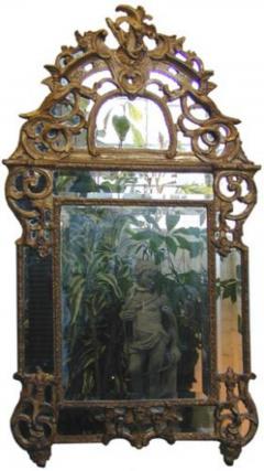 A French R gence Giltwood Mirror - 3340412