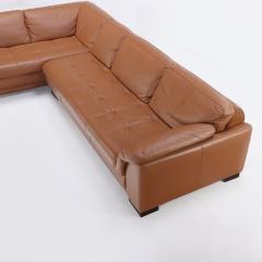 A French Roche Bobois leather sectional sofa  - 3596180