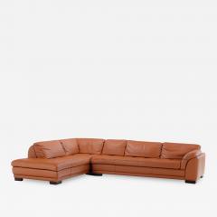 A French Roche Bobois leather sectional sofa  - 3600693