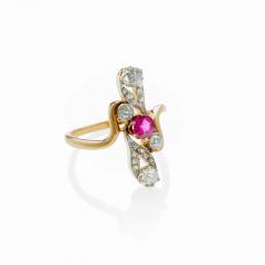 A French Ruby and Diamond Ring - 3512580