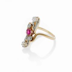 A French Ruby and Diamond Ring - 3512581