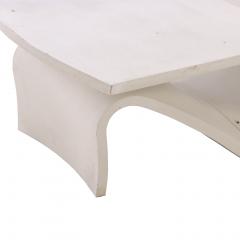 A French Set of Two Painted Cement Chairs Matching Stool C 1985  - 4333091