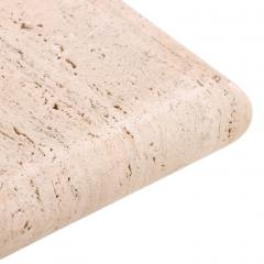 A French Travertine Coffee or End Table C 1960  - 4610650