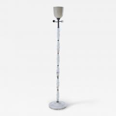 A French alabaster floor lamp C 1945  - 4296835