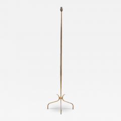 A French brass floor lamp C 1945  - 4296829