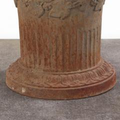 A French cast iron table top urn 19th C  - 4211310