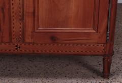 A French cherry armoire with inlay circa 1800  - 3781030