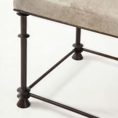 A French custom made bronze legged stool Contemporary  - 2643809