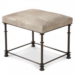 A French custom made bronze legged stool Contemporary  - 2643810