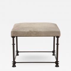 A French custom made bronze legged stool Contemporary  - 2649256