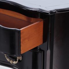 A French ebonized two drawer commode with bronze mounts Circa 1940  - 2992425