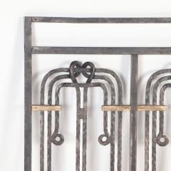 A French iron and bronze panel Designed by the Architect H Sauvage Early 20thC - 2842176