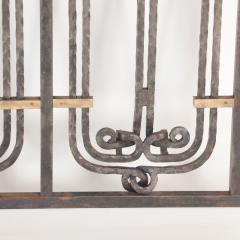 A French iron and bronze panel Designed by the Architect H Sauvage Early 20thC - 2842177