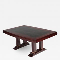 A French mahogany Art Deco dining table by Robert Desnos circa 1930  - 2911291