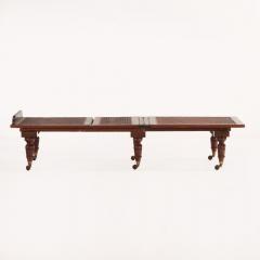 A French mahogany and cane chaise lounge campaign bed 19th century  - 3896838