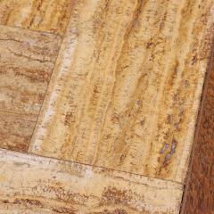 A French oak and stone coffee table C 1940  - 4155468