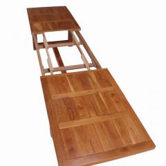 A French oak farm table of unusually large size C 1970  - 4118851