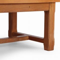 A French oak farm table of unusually large size C 1970  - 4118852