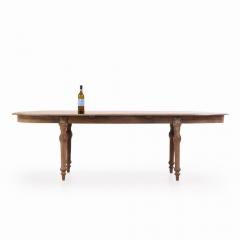 A French oblong oak farm table C 1890  - 4292729