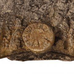 A French or Italian Cast Stone Faux Bois Garden Table C 1950  - 4453060