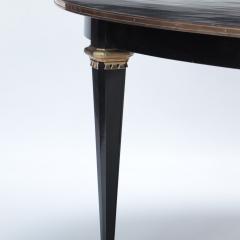 A French oval ebonized mahogany dining room table circa 1940  - 2969525