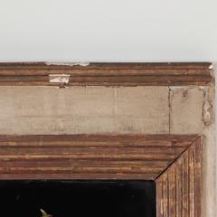 A French painted and carved Trumeau mirror 19th C  - 2885944