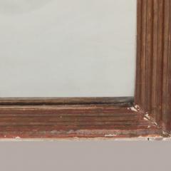 A French painted and carved Trumeau mirror 19th C  - 2885946