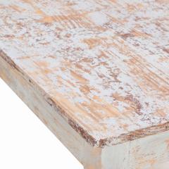 A French painted pine farm table C 1910  - 4119073