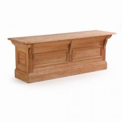 A French pine store counter C 1890  - 4249013