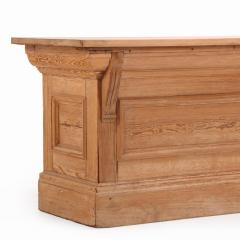 A French pine store counter C 1890  - 4249016
