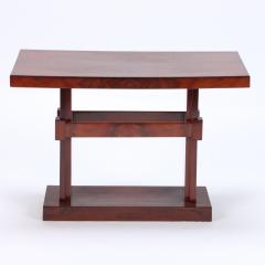 A French rectilinear burl wood table C 1940  - 2383280