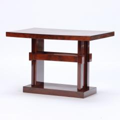 A French rectilinear burl wood table C 1940  - 2383281