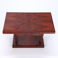 A French rectilinear burl wood table C 1940  - 2383283
