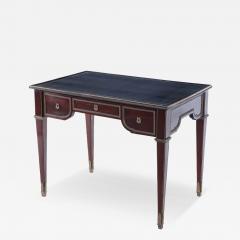 A French three drawer mahogany bureau plat desk circa 1930 - 3241059